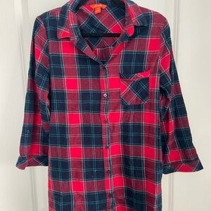 Plaid Flannel Nightgown